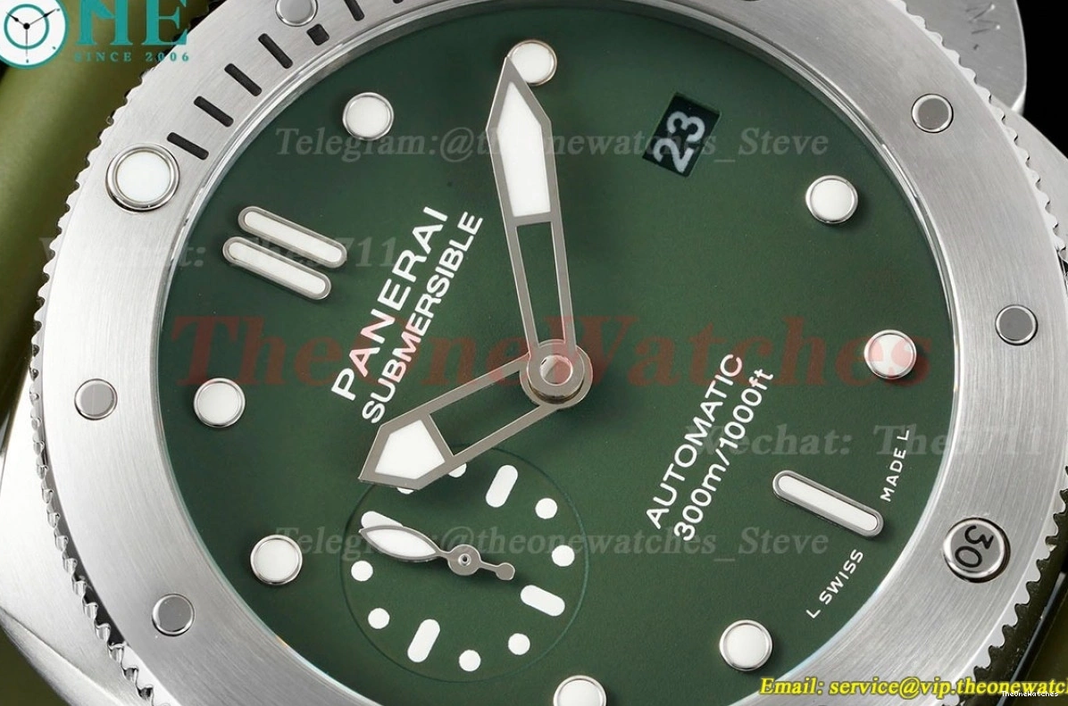 SS VSF Verde P900 RU Submersible 42mm PAM1055 Milit Green 0412